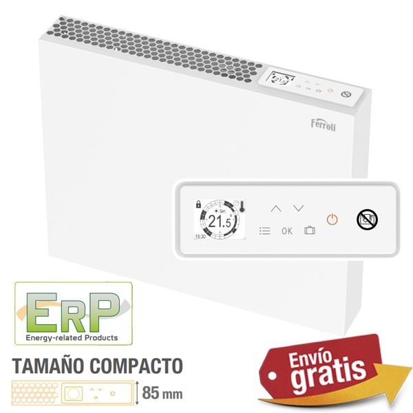 Radiador Toallero Eléctrico Cabel 906 x 500 Blanco 500W