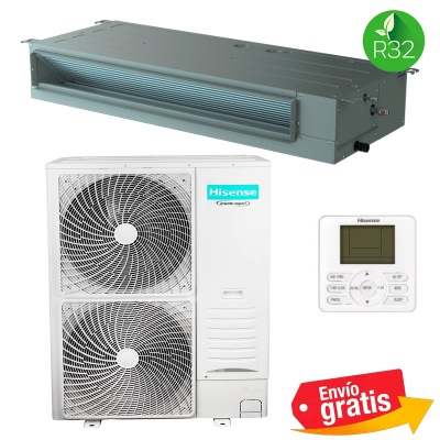 Aire Acondicionado Conductos Hisense AUD175UX4RHH5 + AUW175U6RP4 TRIFÁSICO