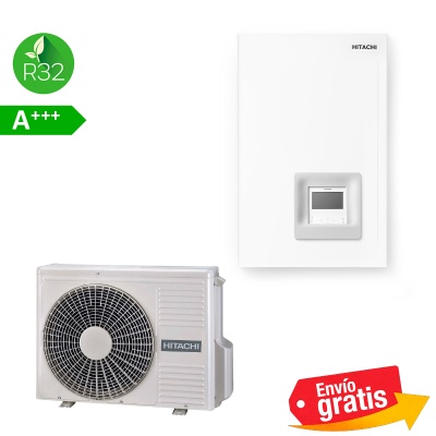 Bomba de calor Hitachi Yutaki S RWM-2.5R1E + RAS-2.5WHVRP1