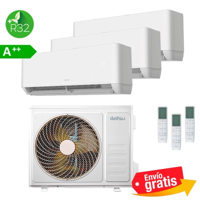 Aire acondicionado 3x1 Daitsu Free Max Artic DSM-9U3KDT T UE21