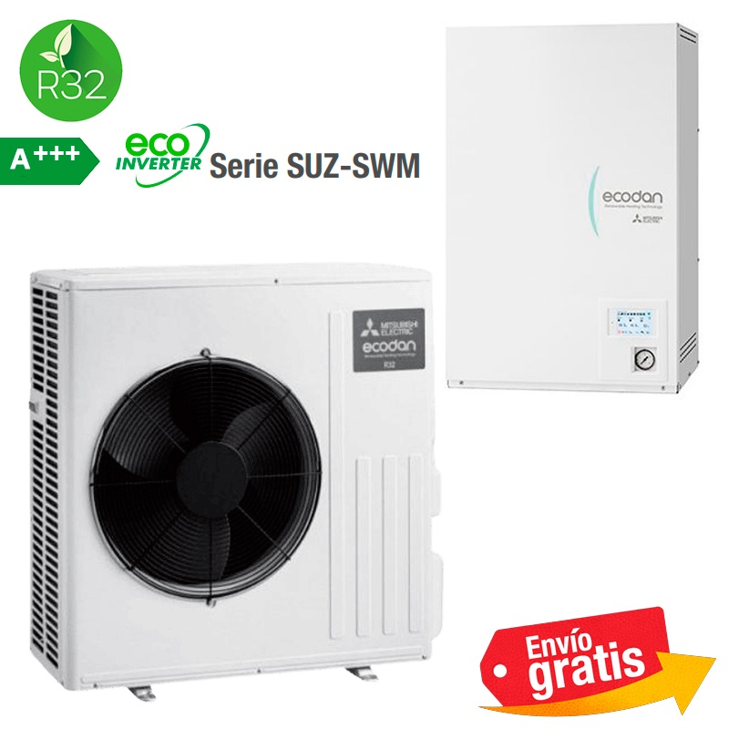 Bomba de calor Mitsubishi Ecodan ERSD-VM2E + SUZ-SWM30VA