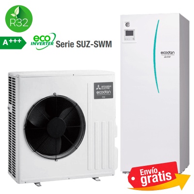 Bomba de calor Mitsubishi Ecodan ERST17D-VM2E + SUZ-SWM30VA