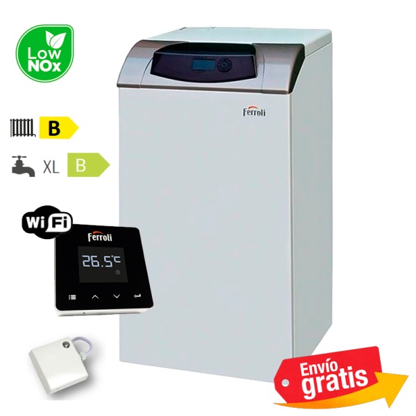 Caldera de gasoil Ferroli Silent D Eco 30 Si Unit + Connect Smart WiFi