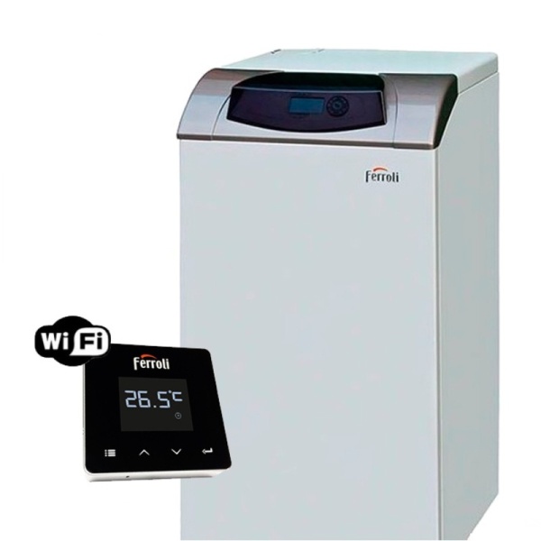 Caldera de gasoil Ferroli Silent D Eco 30 Si Unit + Connect Smart WiFi