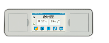 Pantalla táctil Bomba de calor Olimpia Splendid Sherpa S3 aquadue